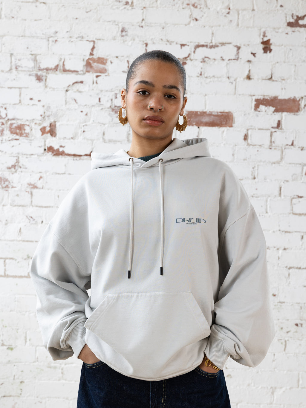 Hoodie - Grey / Liath
